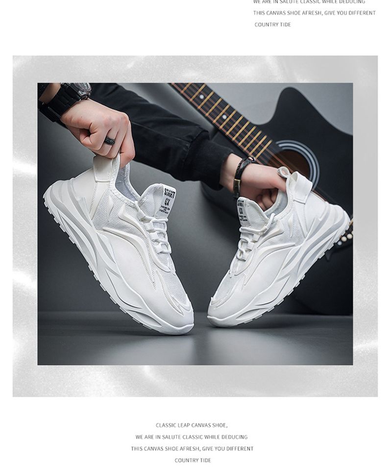 Trendy Men Sports Running Fashion Outdoor Summer Men's Mesh Breathable Sneakers Casual Comfortable Shoes_voghion.com