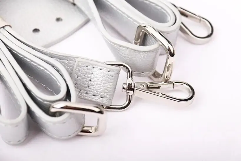 1 tracolla per borsa fatta a mano, set di fondi in pelle intrecciata con accessori hardware per zaino fai da te 240725_voghion.com