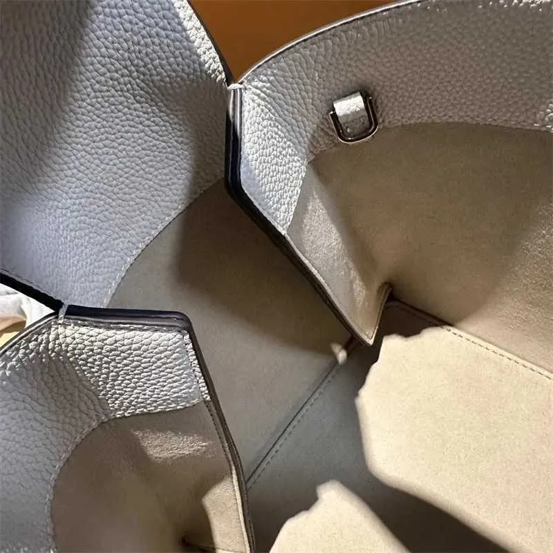 Stilvolle Handtasche Trend Minimalist Commuter Bucket Gehobene Korbtasche Damen Leder Unterarmtasche Ba241216_voghion.com