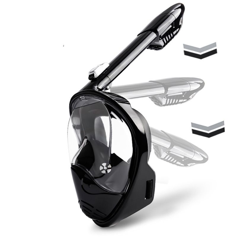Snorkeg mask for children Nose protection silicone diving All dry snorkeg goggles_voghion.com