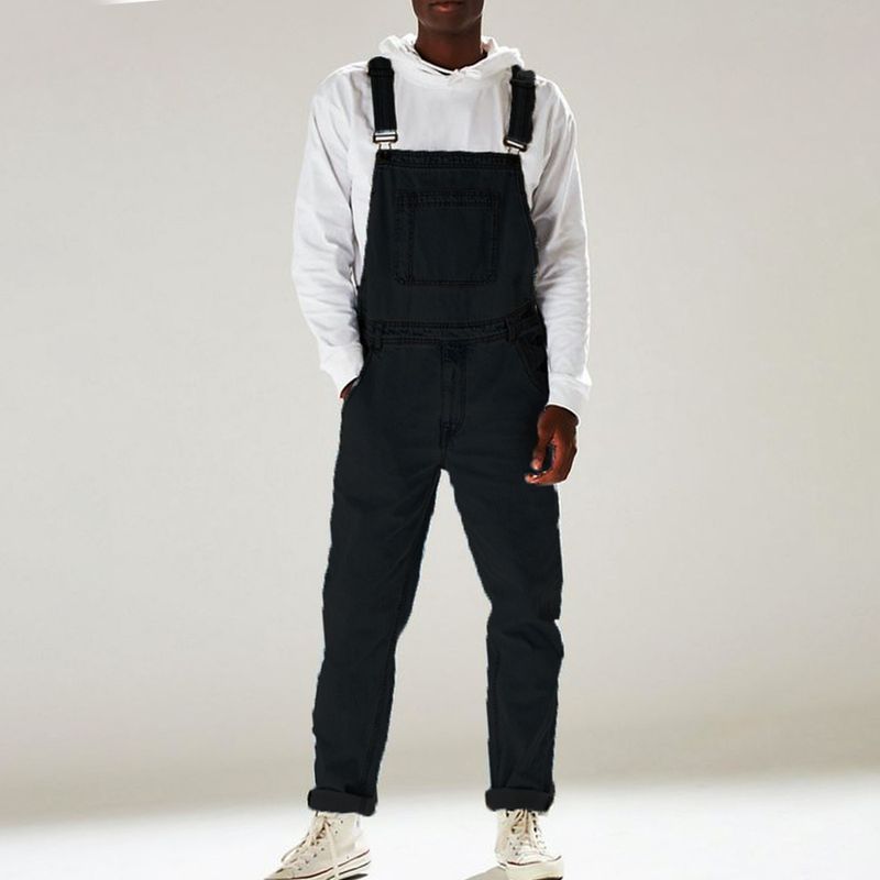2024 Nye Herremode Jeans Overalls Sexet Herretøj Sommer Afslappet Demin Jumpsuits Masculinas Plus Size_voghion.com