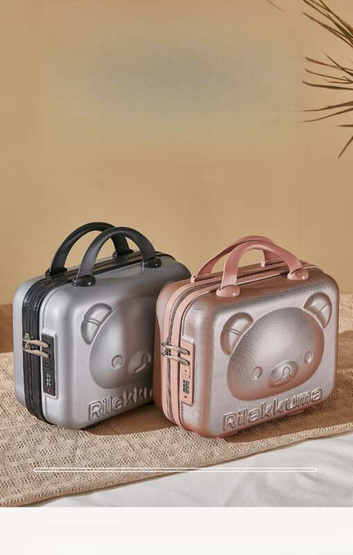 14-inch Makeup Teddy Bear, Mini Password Box, Suitcase Cartoon Gifts_voghion.com