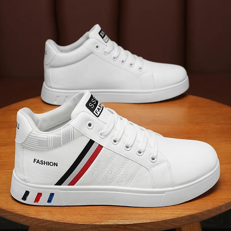 Männer Schuh 2024 Neue Atmungsaktive Casual für Männer Frühling Herbst Mode Nicht-Slip Männliche Turnschuhe Weiß Plattform Skateboard_voghion.com