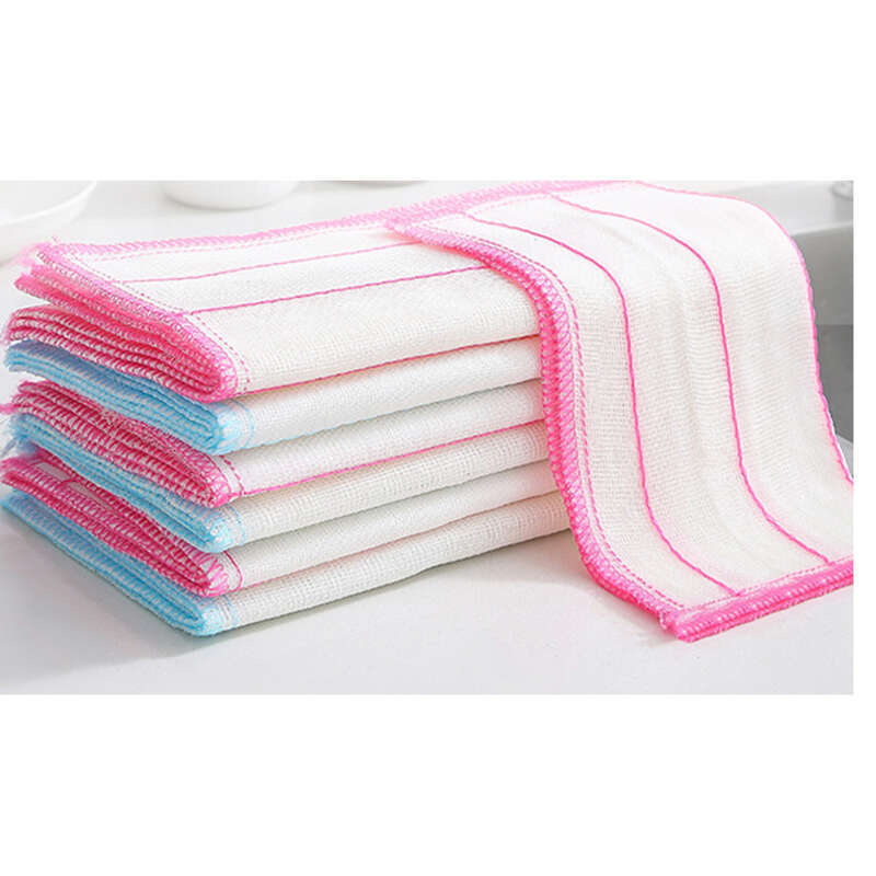 Panni di cotone per lavastoviglie 5 8 12 strati, panni assorbenti per la pulizia interna della cucina in fibra, panni di cotone imbevuti d'acqua_voghion.com
