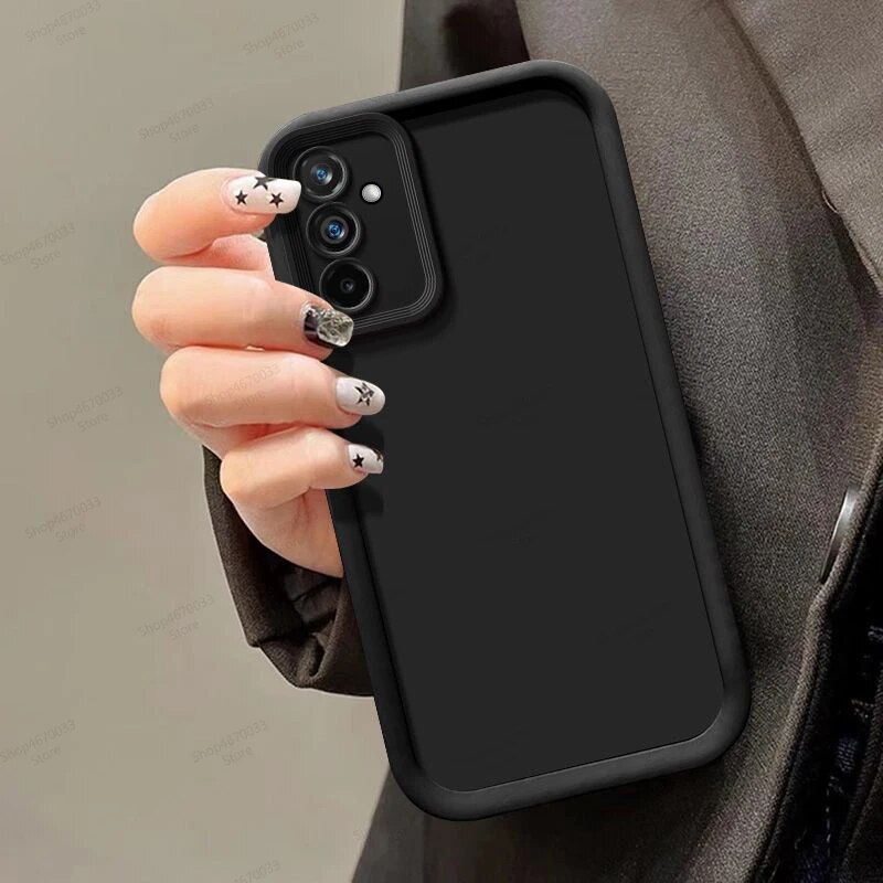 Coque souple en Silicone liquide pour Samsung, compatible modèles A55, A35, A25, A54, A34, A24, A14, A15, A52S, A73, A53, A33, A13_voghion.com