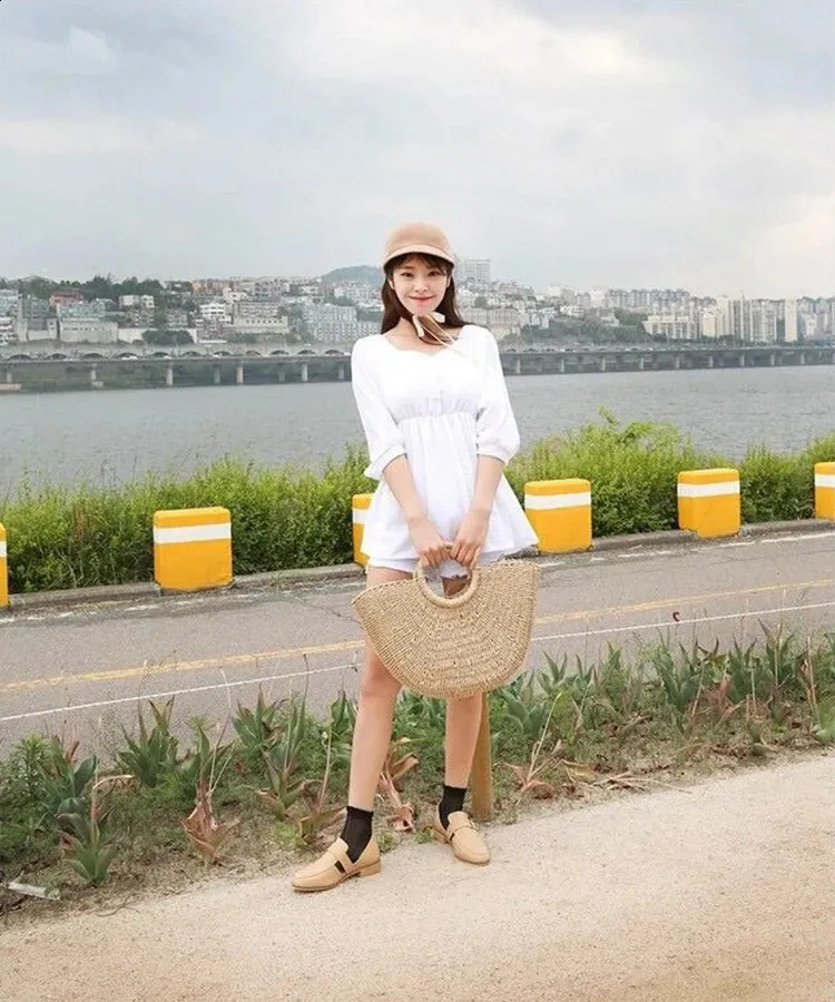 Ydlns Fashion MOON Straw Handbags Summer Beach Rattan Bag Handmade Vintage Woven Handbag For Women bolsa femme 240809_voghion.com