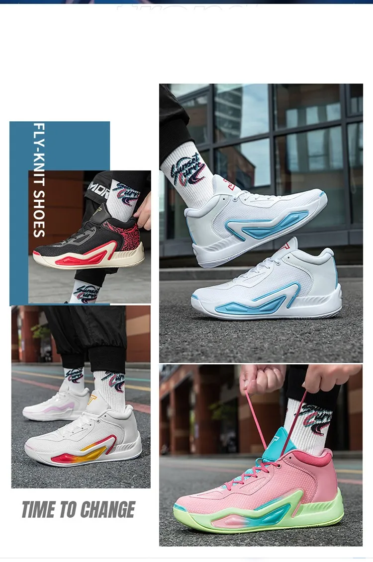 Pink Fashion Cool For Brands 2023 Basketball Shoes Men Athletic Shoe Designer Gym Sneakers Womens Trainers_voghion.com