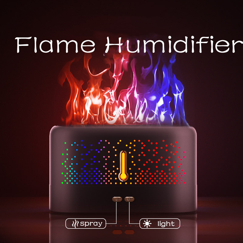 Flammlampa Luftfuktare Eterisk Olja Aromdiffusor Fritt Filter Ultraljud Aromaterapidiffusor Luftfuktare För Hemmet Ny_voghion.com