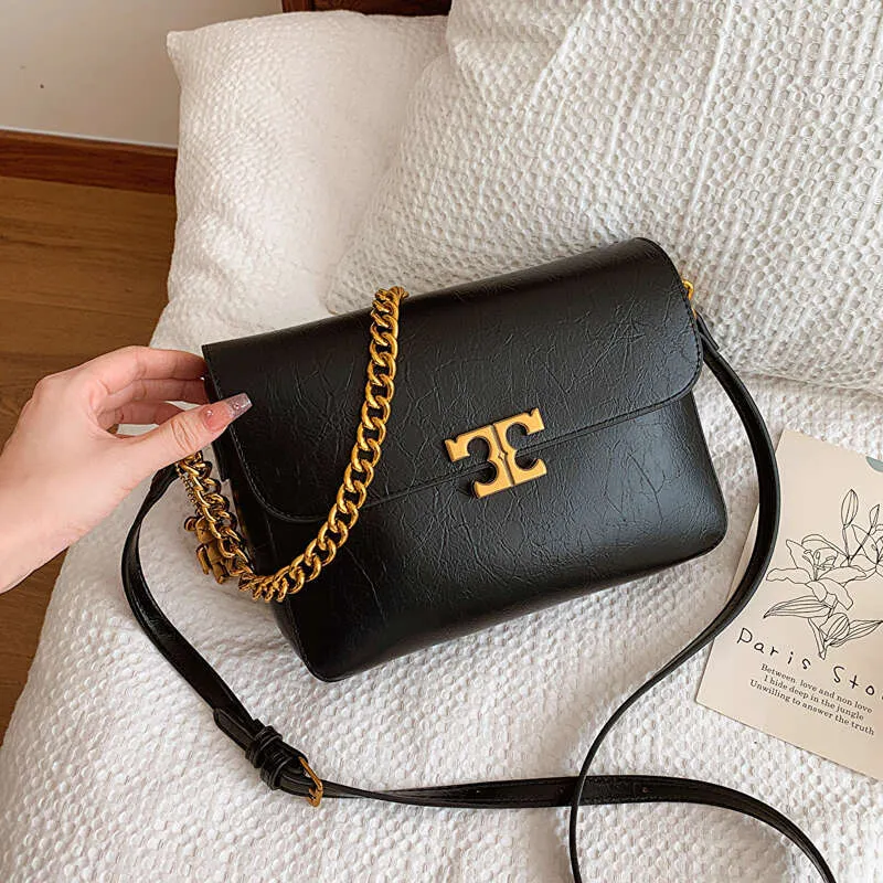 Simple Women's Leather Shoulder Fashion Chain Crossbody Small Square Bag Designer Brand Handbag Ladies Casual Totes_voghion.com