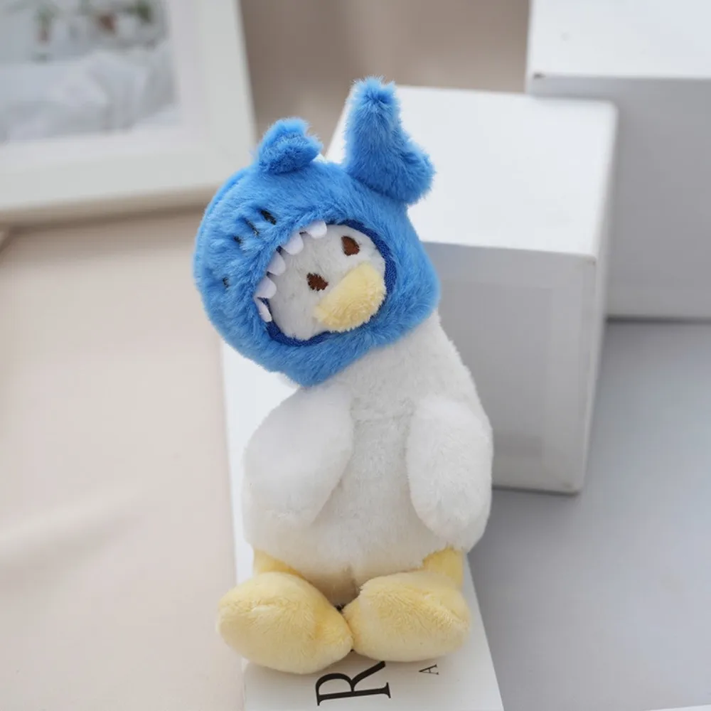 Fashion Stuffed Plush Cartoon Yellow Keychain Animals Soft Duck Creative Cute School Bag Pendant_voghion.com