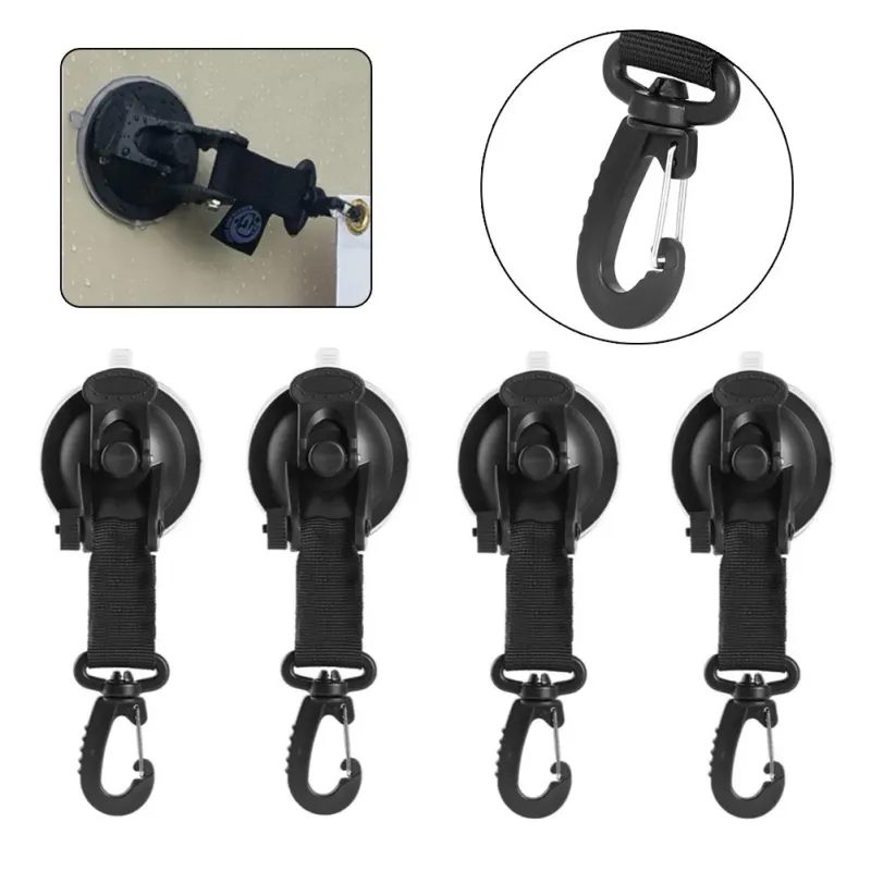 Mașină puternică ventuză ancoră cort exterior fixare cârlig Heavy Duty legare în jos Camping baldachin copertină prelată carabinier_voghion.com