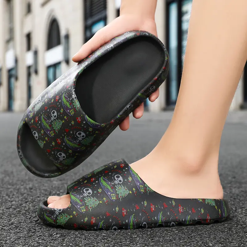 Chaussons homme mode personnalisés pour la plage et la maison_voghion.com