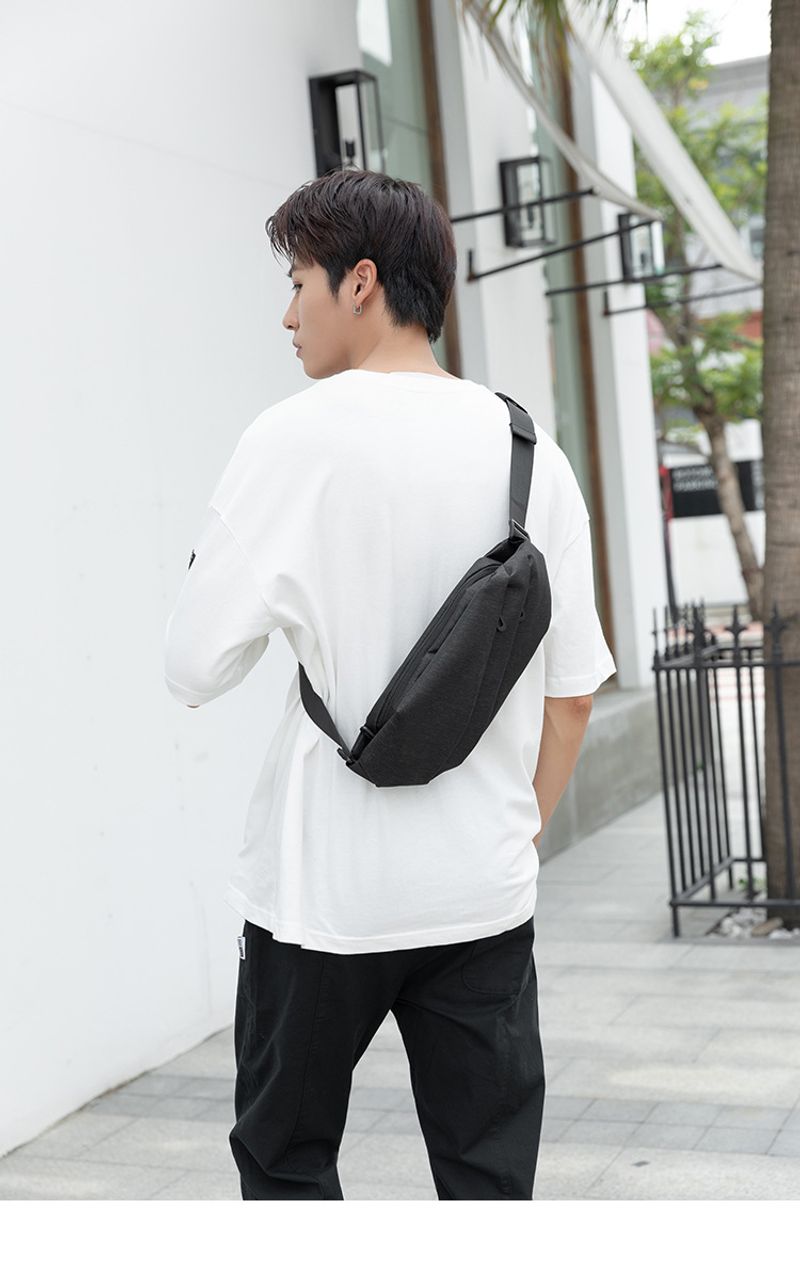 Brust trendige Marke einzelne Schulter Crossbody Ins Funktion Herren Sport Taille leichte kleine Cross Bag Rucksack_voghion.com