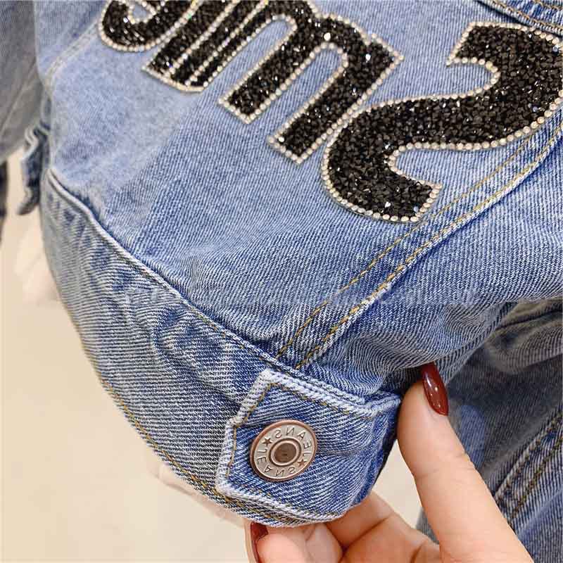 Mutter & Kinder Kindermode Jeansanzug Herbst Mädchen Jeansjacke + Rock Zweiteiliger Anzug 3-8 Jahre alt Kinderkleidung Lieferung_voghion.com
