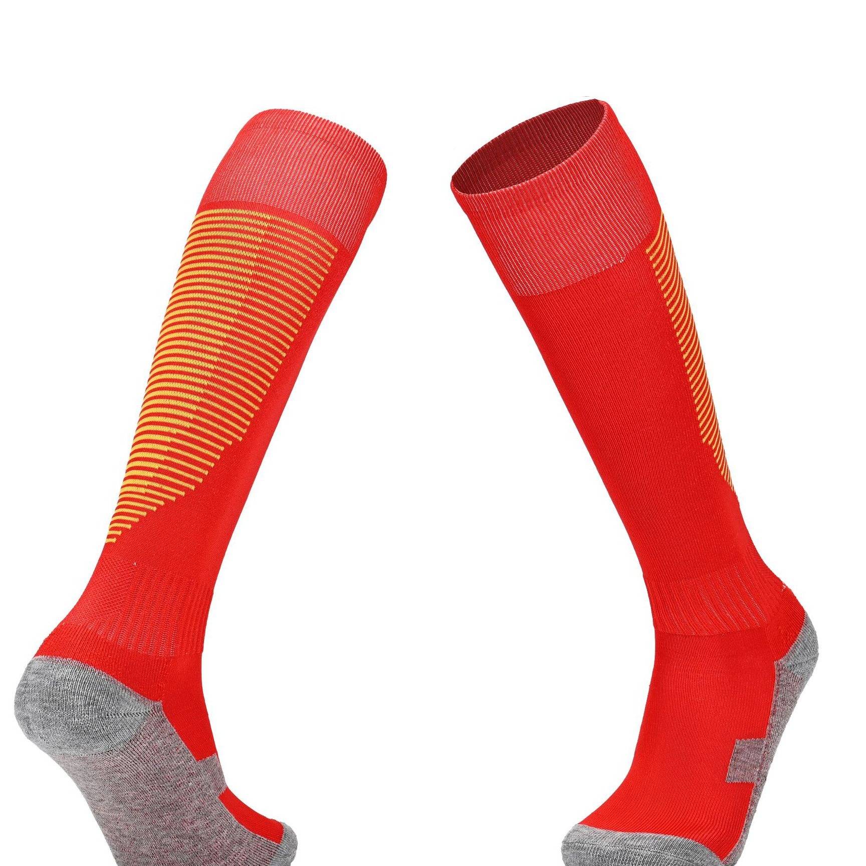 MINO SOCKS Football Socks Long Cuff Terry Cotton Blend For Men Women Kids - Moisture Wicking Breathable Training Soccer Socks In Multiple Colors_voghion.com