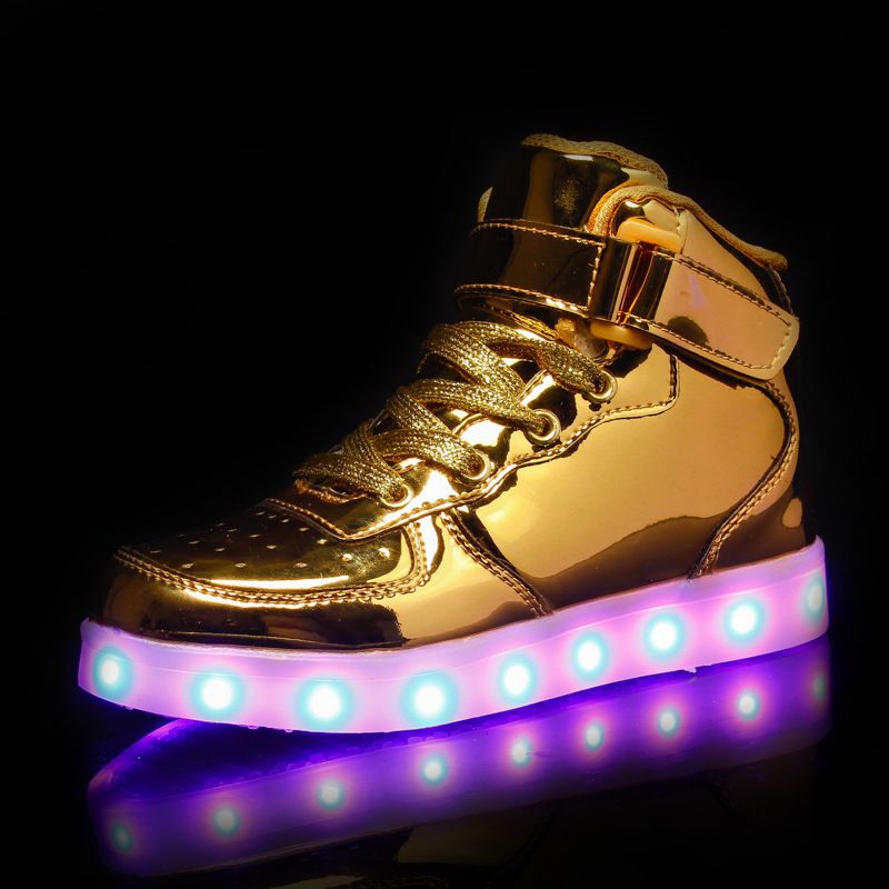 Adidași cu lumină LED pentru copii_voghion.com