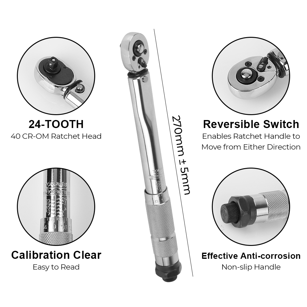 Professional Torque Wrench Set For Car Bicycle And Motorbike_voghion.com