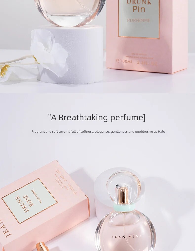 Nuevo perfume de la marca Small City Yixiangzheng, perfume de rosa ligeramente ebrio, perfume popular para mujer, fragancia asequible y duradera._voghion.com