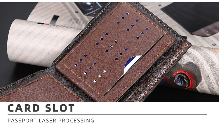 baellerry portafoglio uomo corto coreano aperto multi-carta portamonete giovane orizzontale piccolo portafoglio_voghion.com