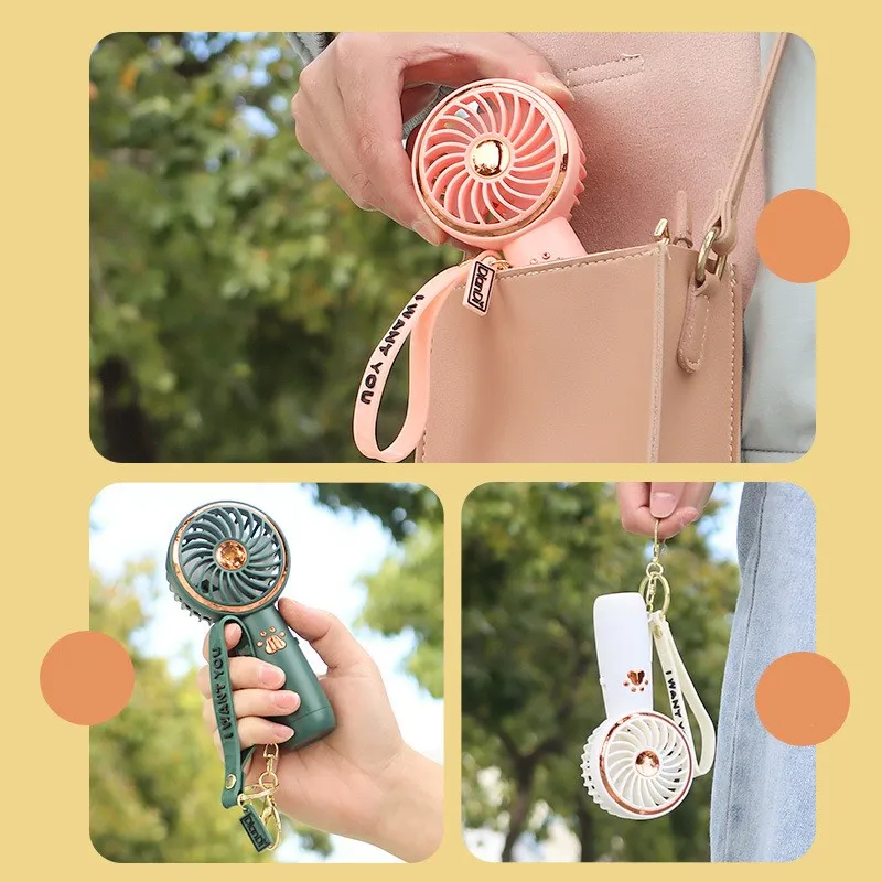 Must-Have-Handventilator 2025 – Schlüsselanhänger mit USB-Anschluss und großer Reichweite_voghion.com