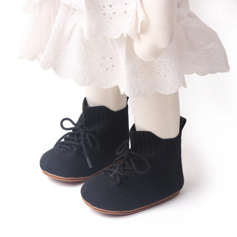Rutschfest Outdoor-Trëppelschong fir Puppelcher a Klengkanner Cutefeet Baby Prewalker Knöchelstiefelen_voghion.com
