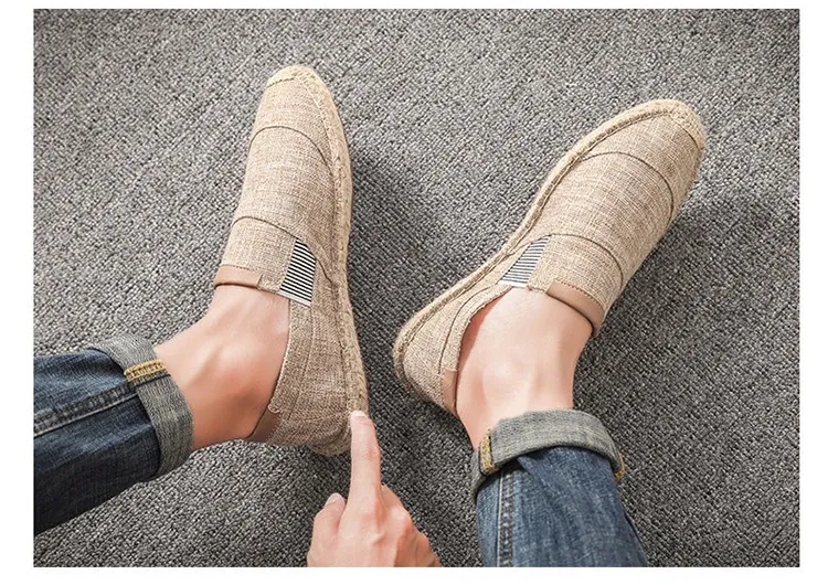 Atmungsaktive Freizeitschuhe aus Segeltuch für Herren im chinesischen Stil, weiche Slip-On-Espadrilles für Herren, Halbschuhe 240611_voghion.com