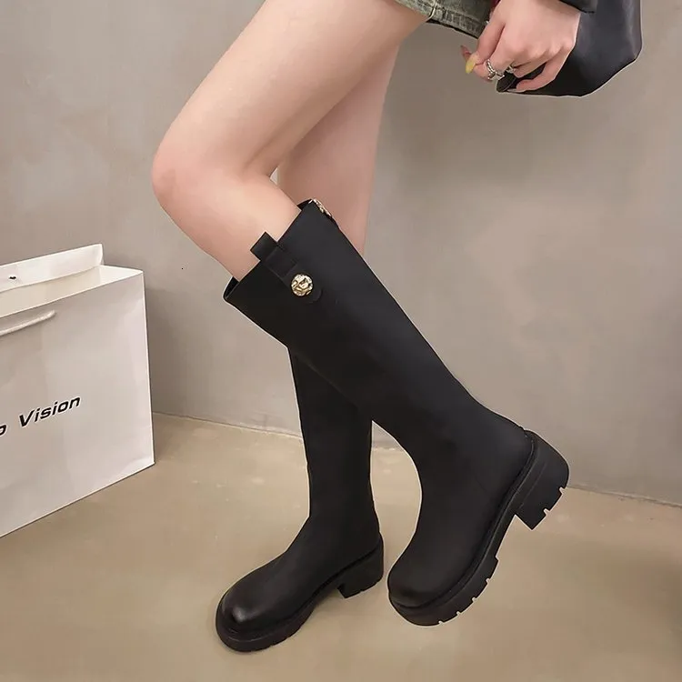 designer Womens Over The Knee Woman Winter Black 2024 Platform Martin Ultra Mini Shark Booties Brand Top Shoes Thigh_voghion.com