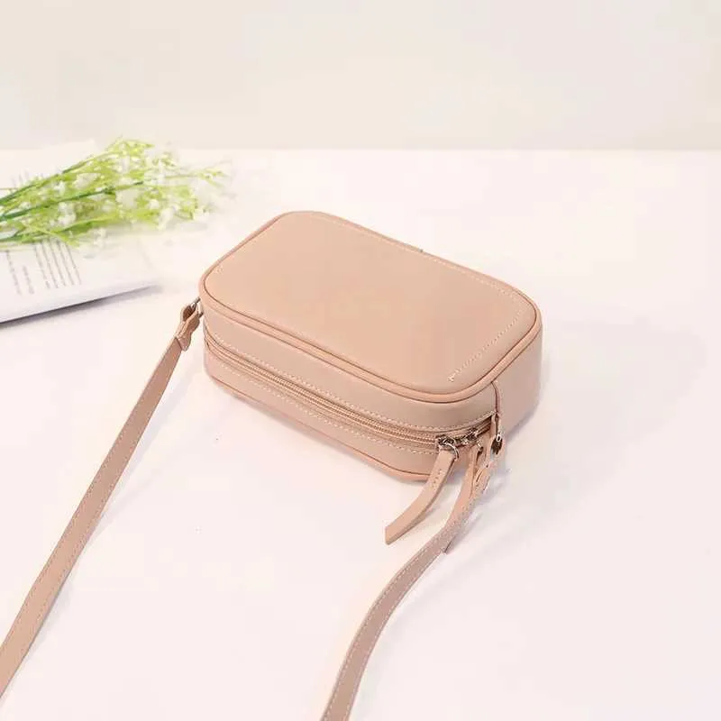 Neue koreanische Version der quadratischen Taschen für Damen, einfache einzelne Schulter, Umhängetasche, modische Sommer-Kleintasche, MiniC241214_voghion.com