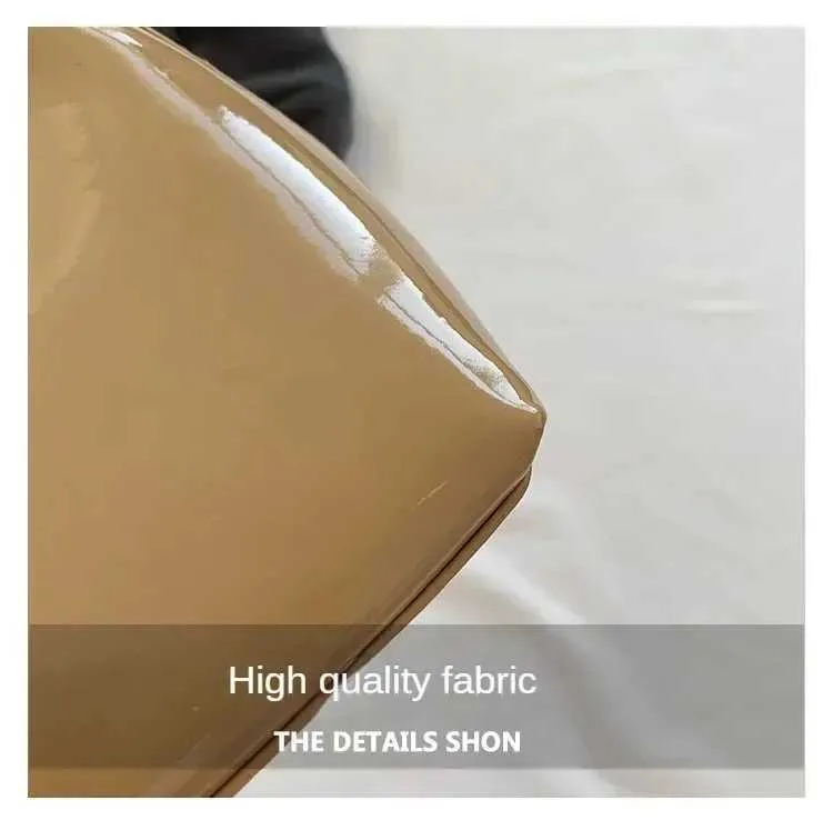 Trendy Designer Solid Schëllertaschen fir Fraen Handtaschen a Portemonnaien 2024 Nei Moud Lackleder Ënneraarm Damen_voghion.com