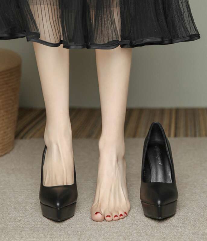 2024 Piattaforma Super Tacco Alto Donna Versatile Stile Moda_voghion.com