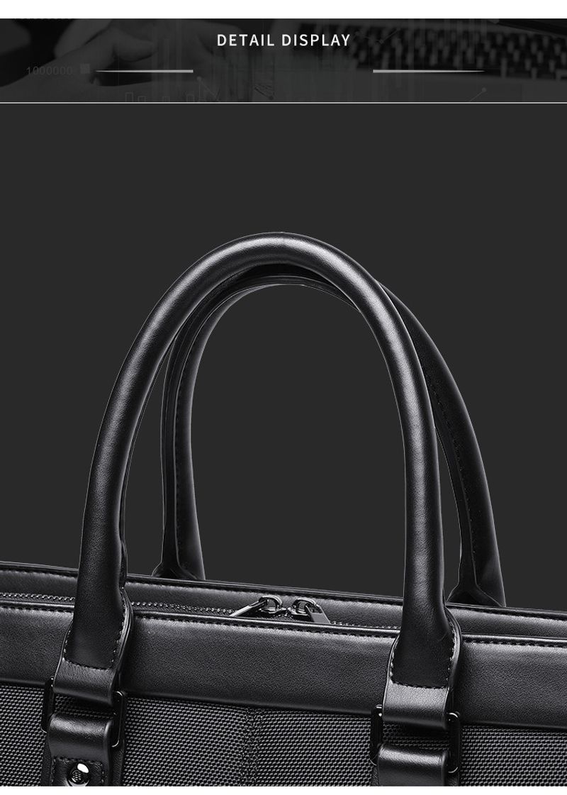 Neue Aktentasche für Herren, Business-Handtasche, Konferenztasche mit großem Fassungsvermögen, wasserdichte Laptoptasche_voghion.com