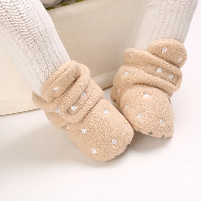 Newborn Baby Socks Boy Girl Enfant Toddler First Walkers Booties Cotton Comfort Soft Anti-slip Warm Littlesprouts Infant_voghion.com