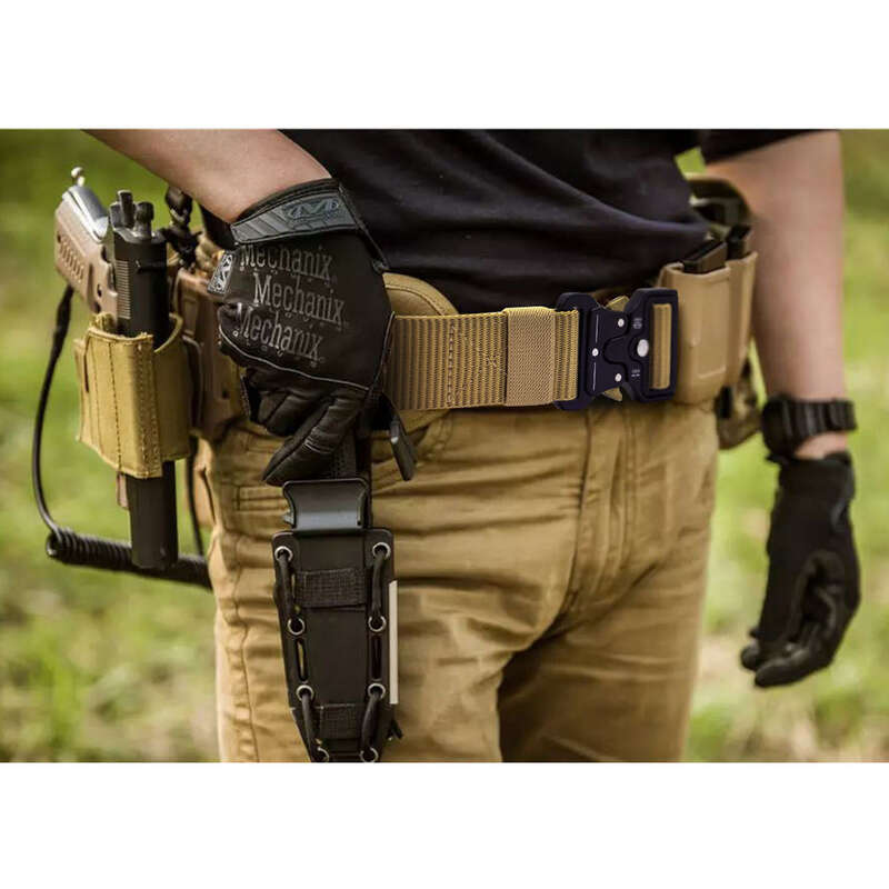 Tactical Buckle Nylon Men's Outdoor Sports Canvas Combat Inner Belt_voghion.com