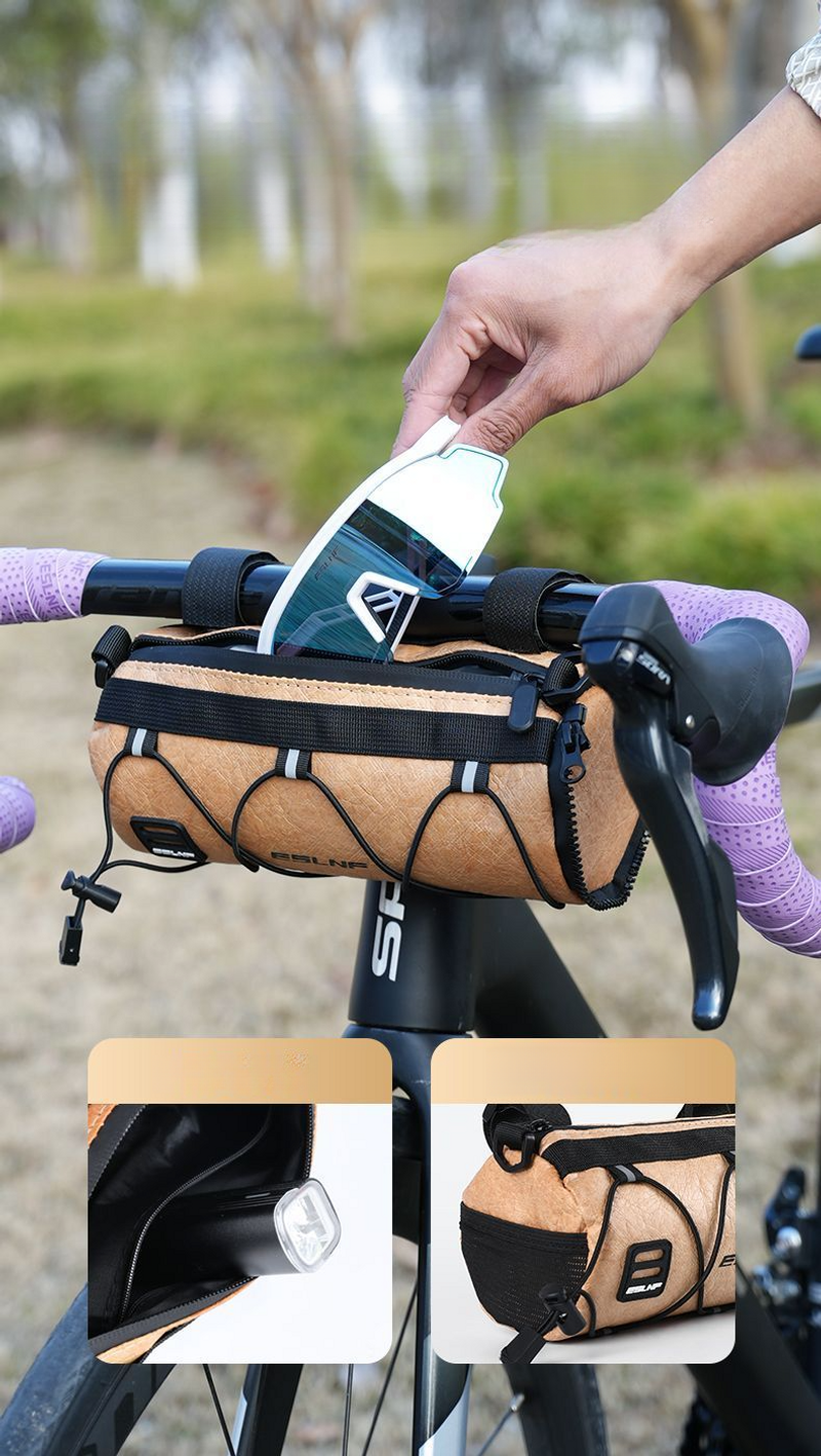 Cykelcharter, Mountainbike, Vattentät multifunktionell monterad väska, Charterpipe fram, Bakpaket, Cykling_voghion.com