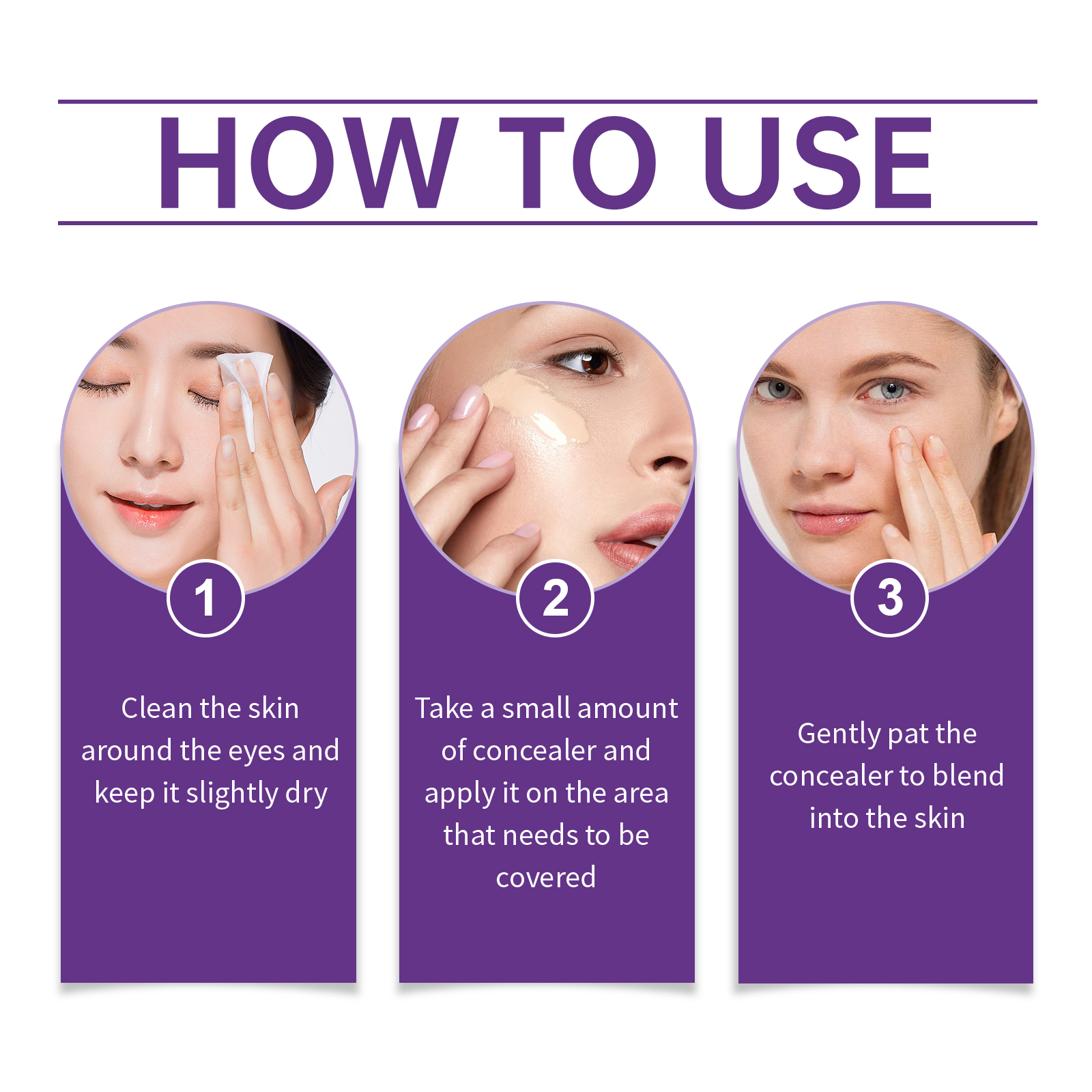 Eelhope Hydrating Blemish Proof Concealer Long Lasting Lightweight Breathable Even Skin Tone Multi Use Comfort Fit_voghion.com