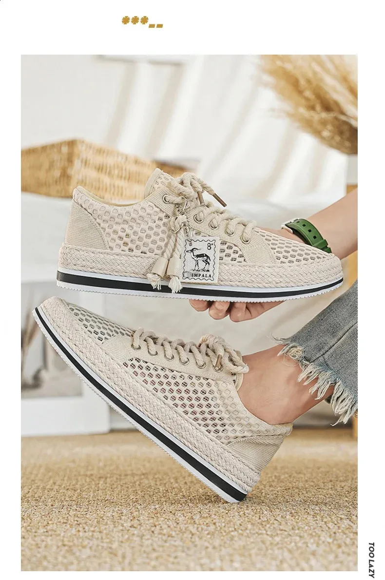Air Mesh Sneakers For Men Breathable Summer Lightweight Shoes_voghion.com