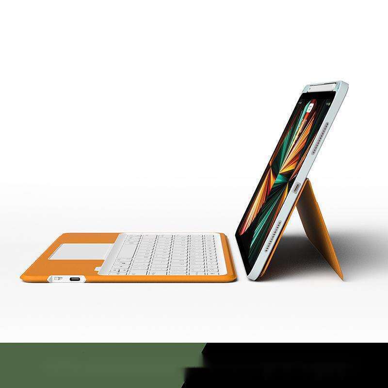 Aisscce 2021 iPad Pro Bluetooth Smart Control Toetsenbord en Muis Beschermhoes Magnetische Case 11 Inch Air5/4mini6_voghion.com