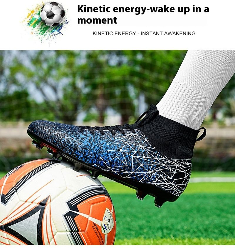 High-Top-Fußballschuhe für Männer und Frauen Modelle mit langen Spikes Jugend Sekundarschüler professionelles_voghion.com