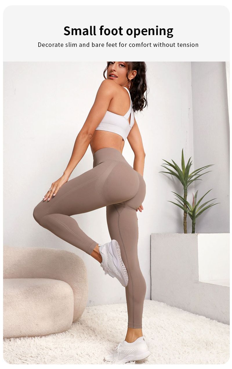 Lifting șold femei fără sudură talie înaltă Fiess Push Up Yoga Jambiere Sală de sport Îmbrăcăminte Sport_voghion.com
