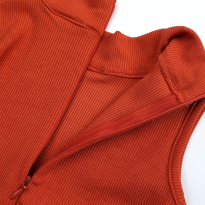 Mutter & Kinder Mädchen Sommer Ins Baumwolle gestreiften halbhohen Kragen elastischen Overall kleine und mittlere Kinder ärmellose Kleidung Großhandel Agent_voghion.com