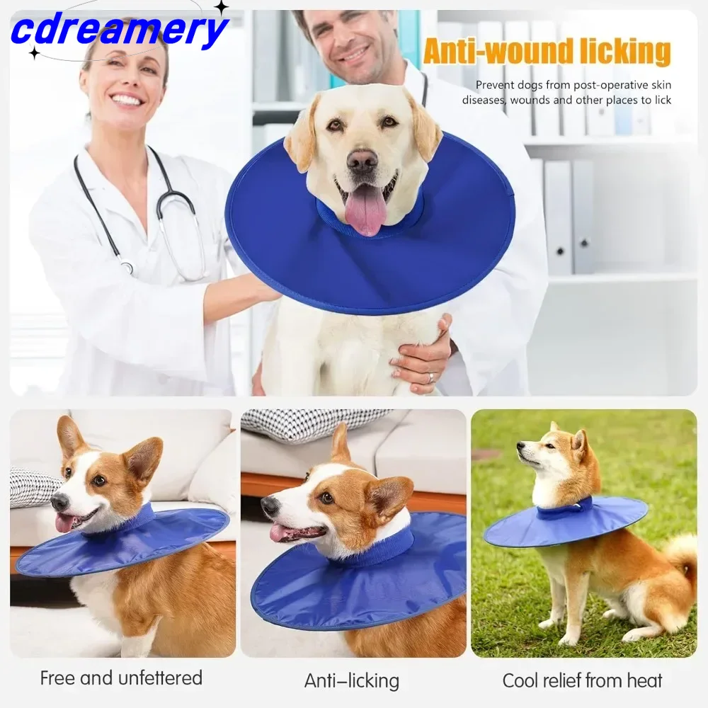 Medical Recovery Collar For Dogs, Soft Conical Collar For Dogs After Surgery, Adjustable And Breathable Collar For Large/medium/small Dogs_voghion.com
