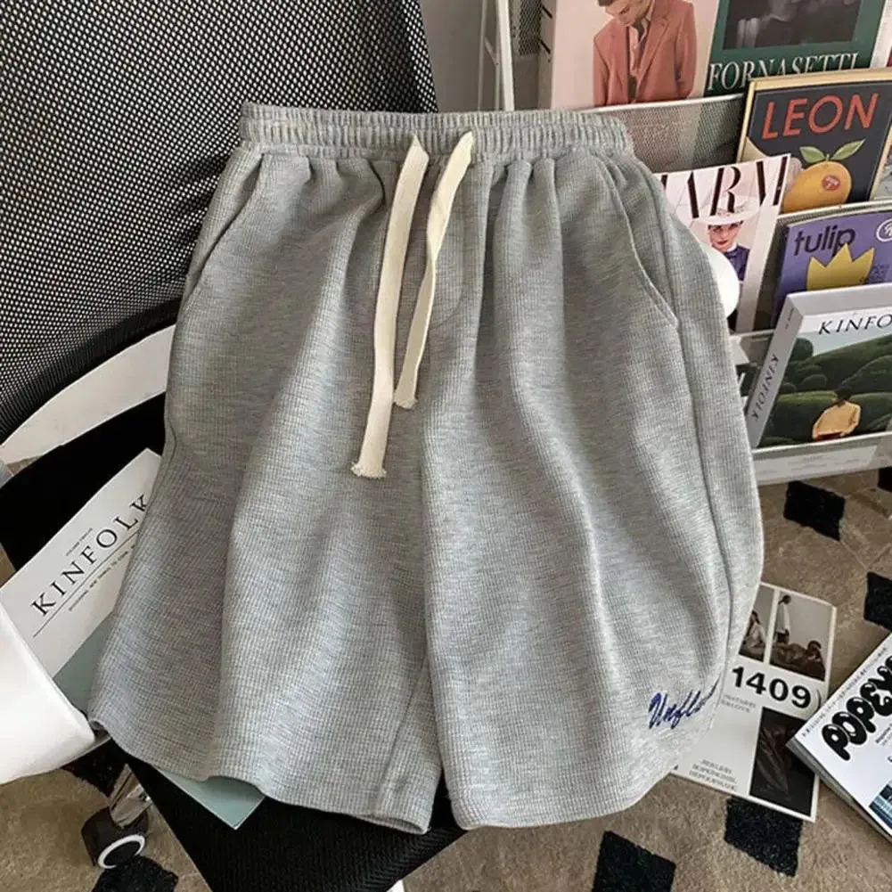 DESIGNERS Waffel Sportanzug Unisex Sommer Herren Locker Kurzarm T-Shirt Shorts Jogger Outfit Zweiteiliges Set Letter Print Casual_voghion.com