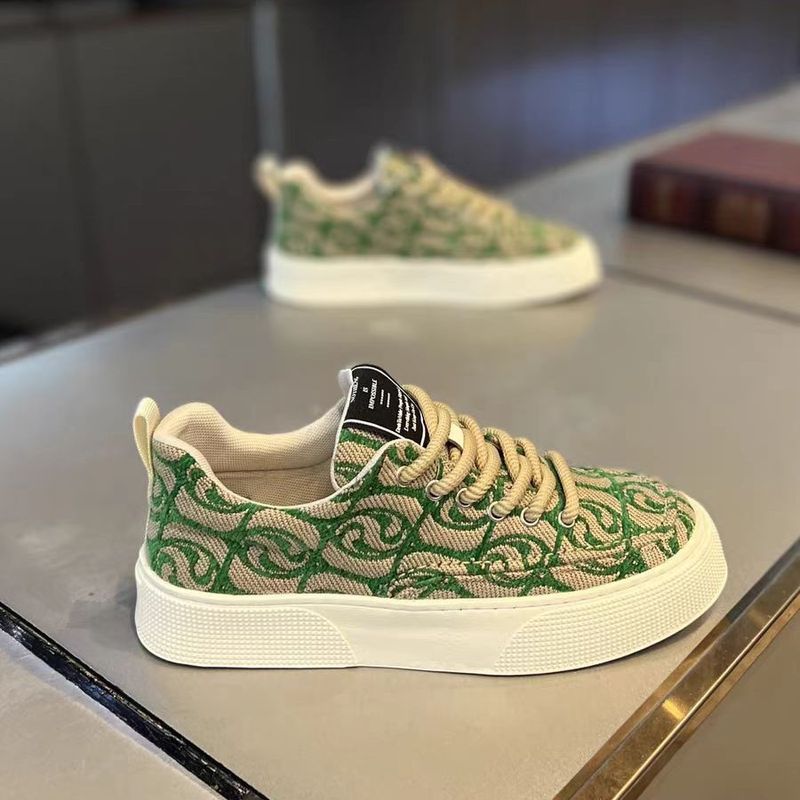Neue atmungsaktive Tuch lässig Trendy vielseitige Turnschuhe Gewebte Canvasschuhe_voghion.com