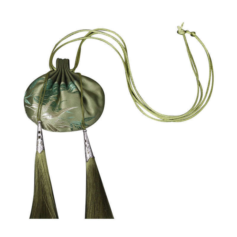 Anhänger Besticktes Handgemachtes Beifuß Duftsäckchen Leere Tasche_voghion.com