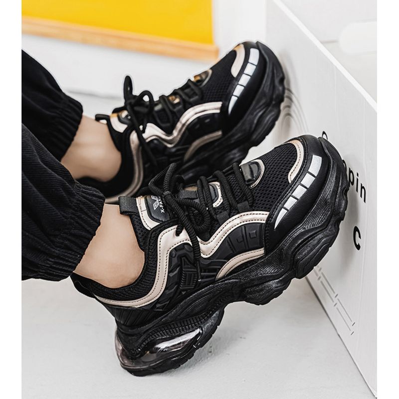 Daddy men 2024 autumn and winter new fashion ins thick sole increase casual sports shoes_voghion.com