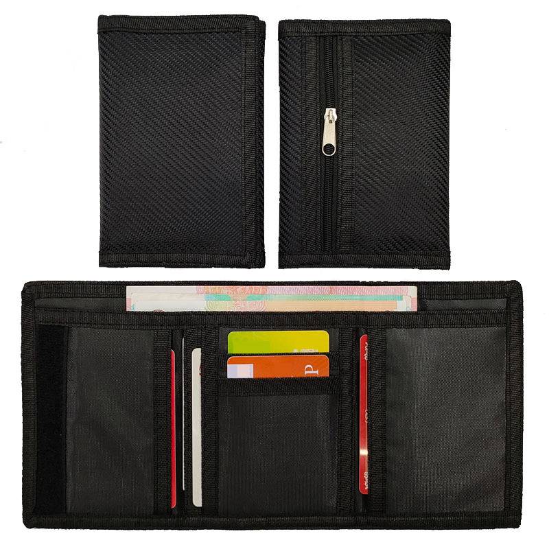 Men's Bags Folding Wallet Men's Storage Bank Card Zipper Bag Long Three Fold Gift Zipper Bag Boys_voghion.com