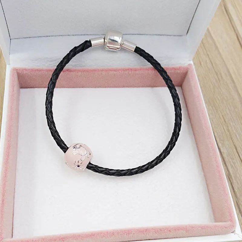 Sterling Silber DIY Schmuckherstellungssets Disny Fantasyland Castle Charms Perlen Armbänder für Frauen Kette Weihnachtsbäume Geschenk für Erwachsene_voghion.com