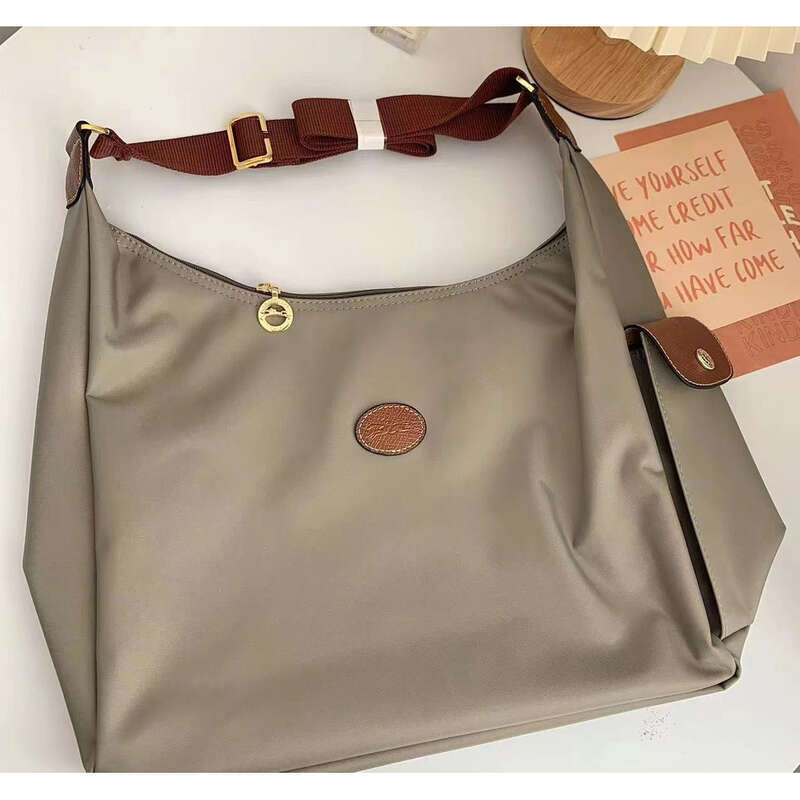 Borsa a tracolla in nylon grande capacità borsa a mano pieghevole borsa da donna,_voghion.com