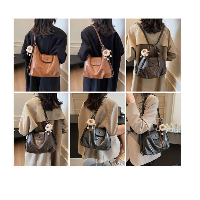 Schulterhandtasche mit großer Kapazität, Pendlerdesign, Nischen-Leichtgewicht-Reiserucksäcke für Damen_voghion.com