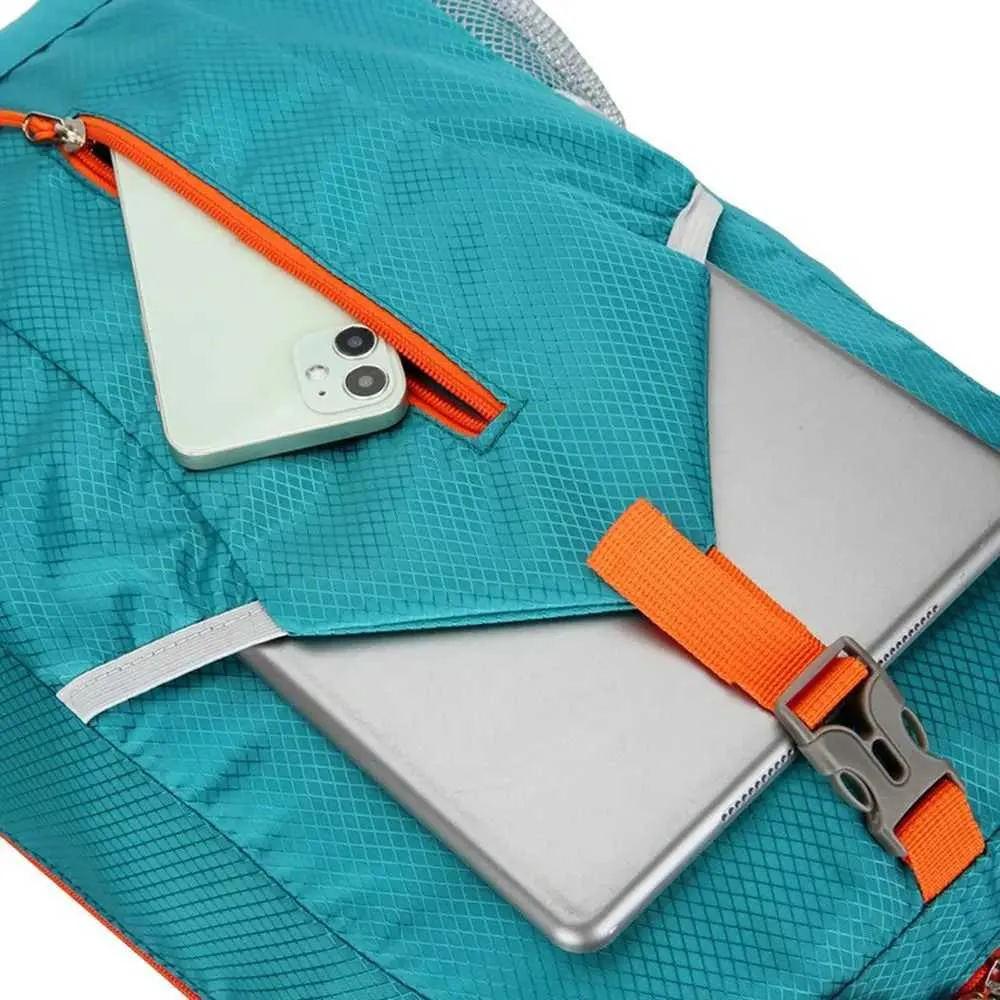 Sac à dos de sport d'extérieur imperméable à l'eau, sac d'alpinisme Oxford de grande capacité, sac de voyage léger et pliable à la mode_voghion.com